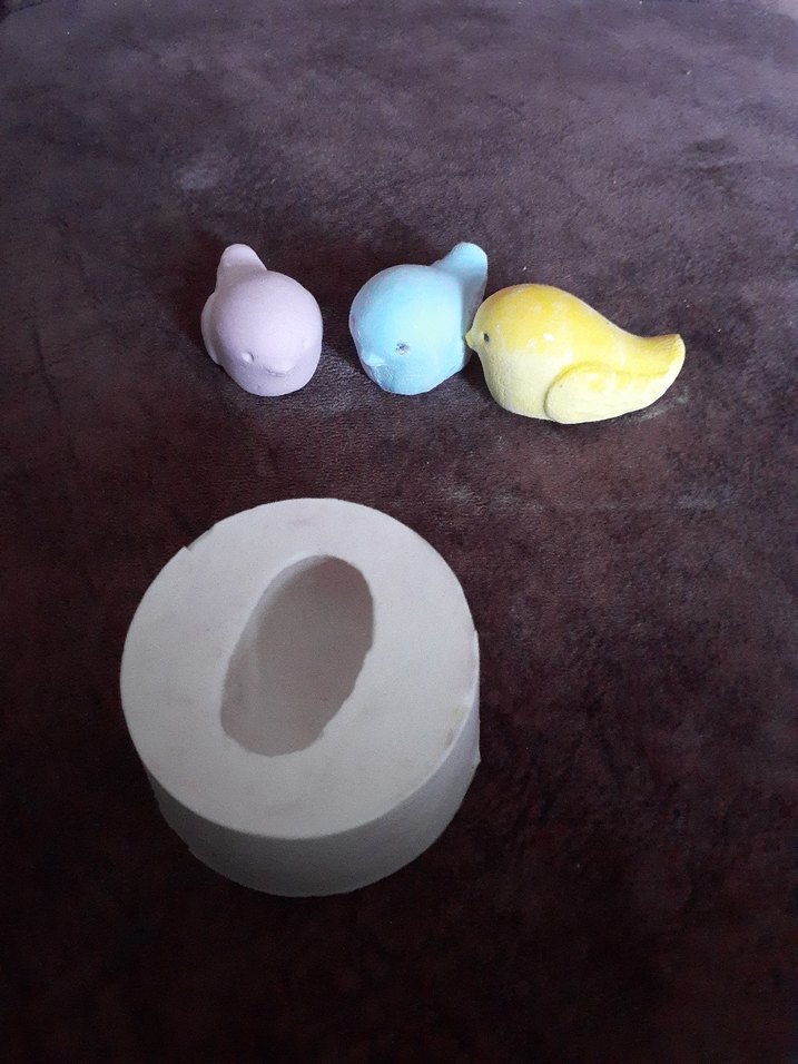 hobi silikon kuş kalıbı - Görsel 3