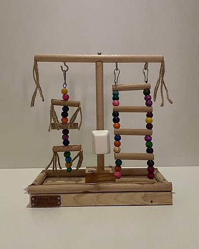 Mini Kuş Oyun Standı + Kuş Salıncağı