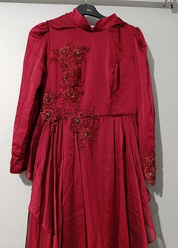 Bordo renkte tesettür abiye #mezuniyet#dugun#kina