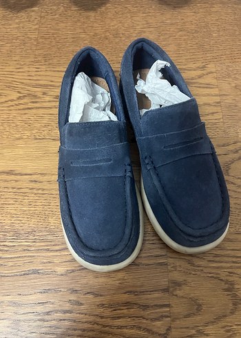 Erkek Çocuk Lacivert Süet Tokalı Loafer - Görsel 3