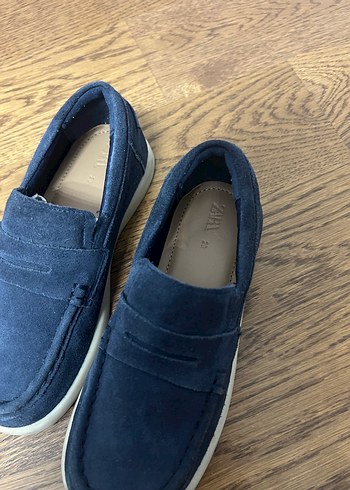 Erkek Çocuk Lacivert Süet Tokalı Loafer - Görsel 5