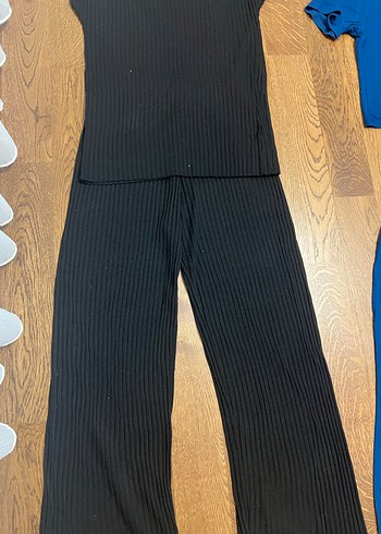 Mavi Kadın Kısa Kollu Eşofman Takımı - Görsel 3