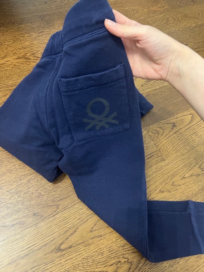 Lacivert Erkek Çocuk Bel Detaylı Eşofman Altı - Görsel 5