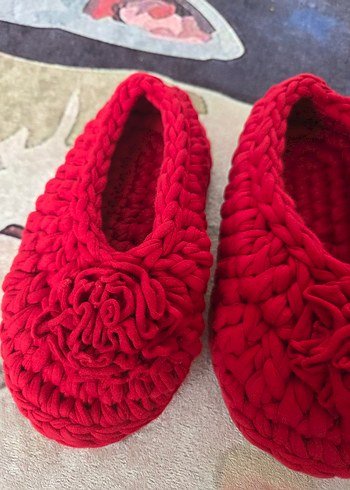 Örgü Çocuk panduf - Görsel 3