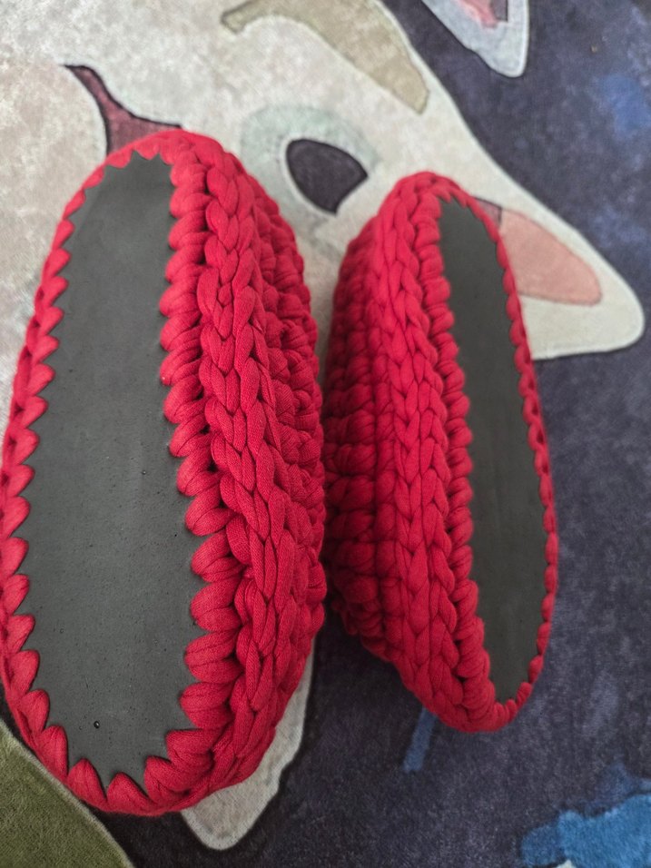 Örgü Çocuk panduf - Görsel 4