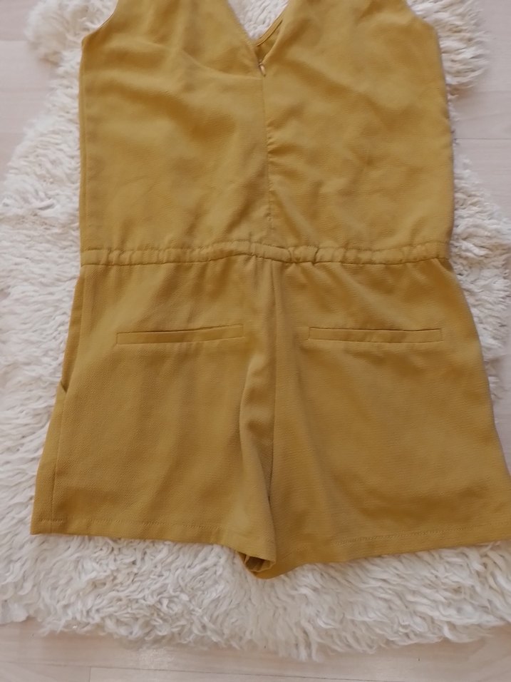 Kısa Bol Kesim Tulum - Görsel 3