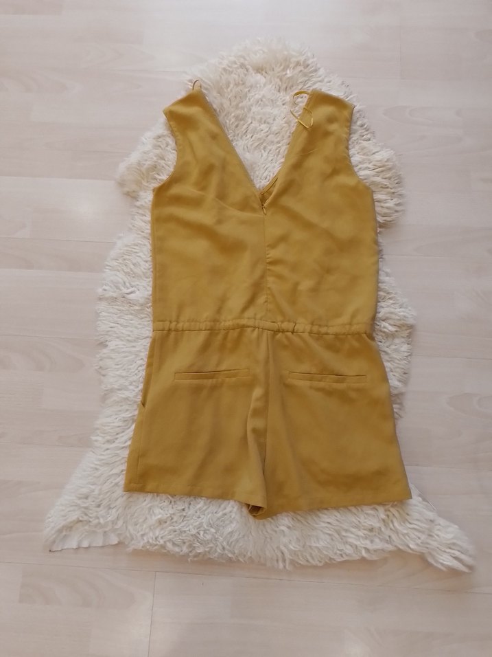 Kısa Bol Kesim Tulum - Görsel 4