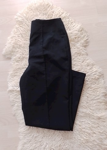 l Beden siyah Renk Siyah Kadın Ofis Kumaş Pantolon