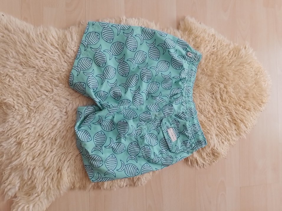 Bluemint turkuaz Bağcıklı Erkek Mini Şort - Görsel 3