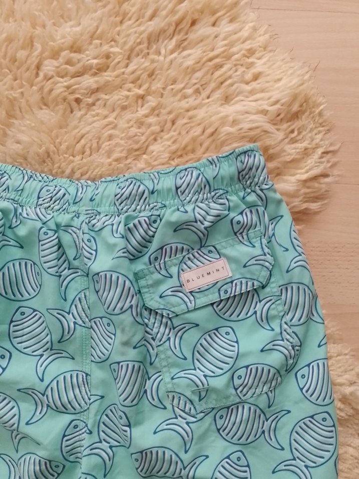 Bluemint turkuaz Bağcıklı Erkek Mini Şort - Görsel 2