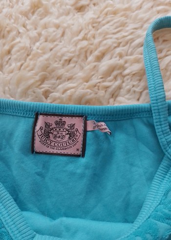 Juicy Couture Turkuaz Mini Bohem Renkli Elbise
