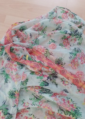 Bohem Çok Renkli Kadın Şal - Görsel 3