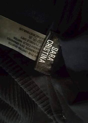 Sara Cristina Thalassa Siyah Strappy Mayo - Görsel 9