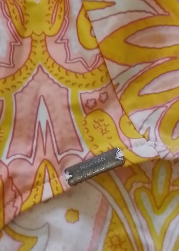 Pembe  maryan mehlhorn Bohem Desenli Bağcıklı Mayo - Görsel 2