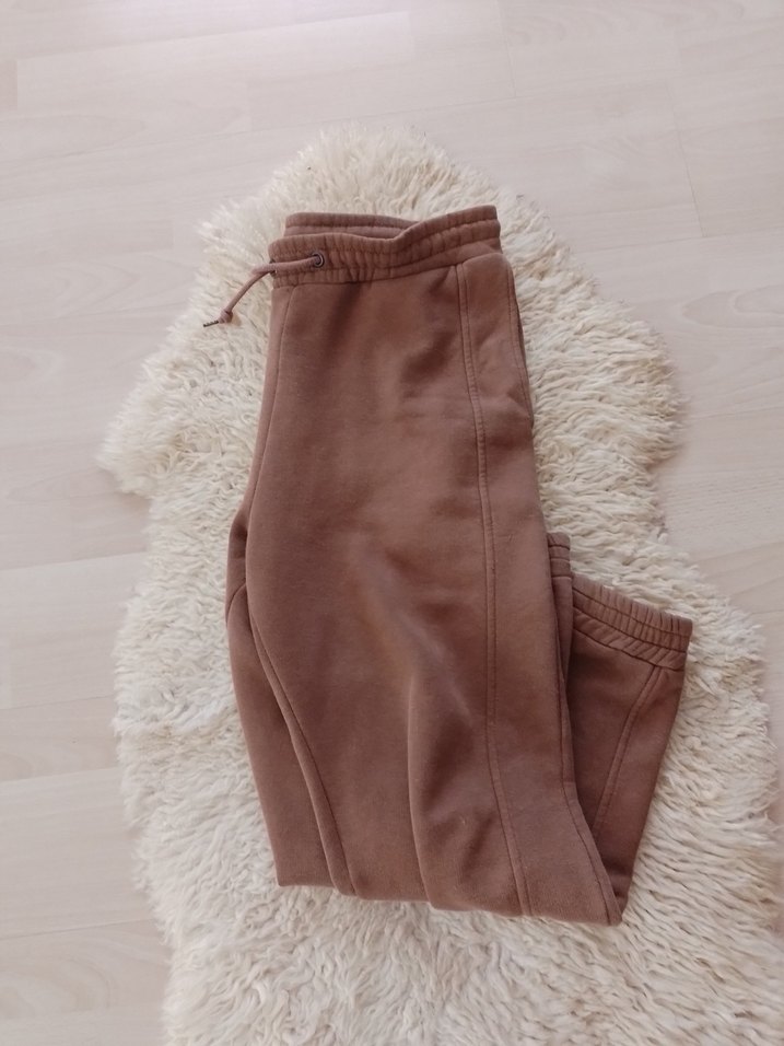 Bej Kadın Rahat Kesim Sweatpant - Görsel 4