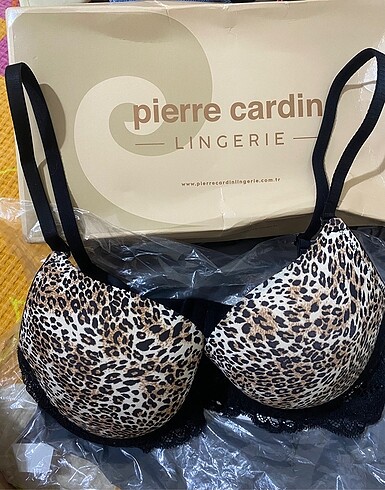 Leopar sütyen pierre cardin