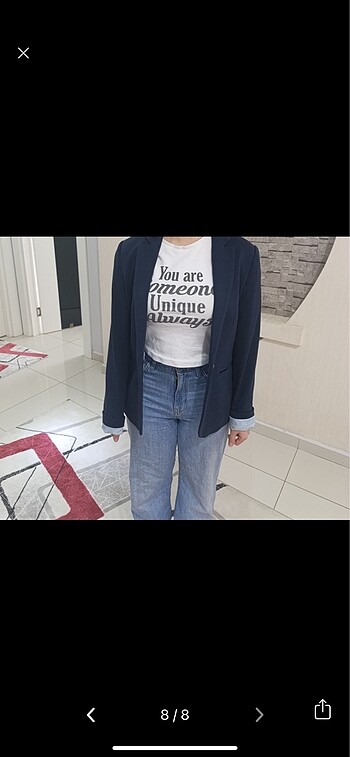 s Beden lacivert Renk Blazer ceket