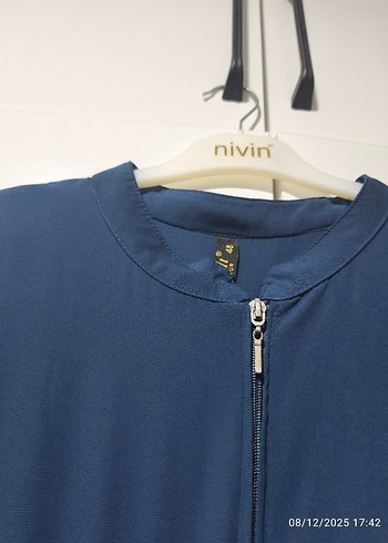 Uzun Fermuarlı ferace - Görsel 3