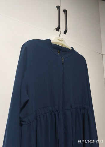 Uzun Fermuarlı ferace - Görsel 4