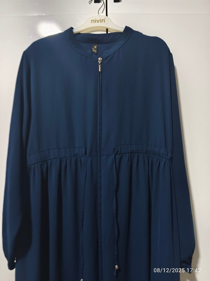 Uzun Fermuarlı ferace - Görsel 2