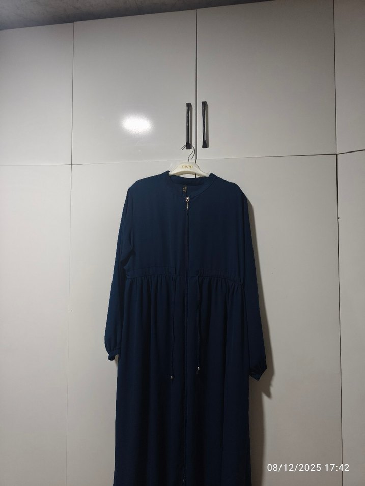 Uzun Fermuarlı ferace - Görsel 5