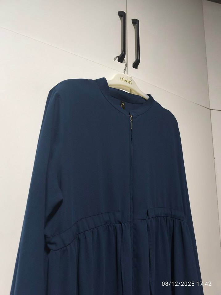 Uzun Fermuarlı ferace - Görsel 4