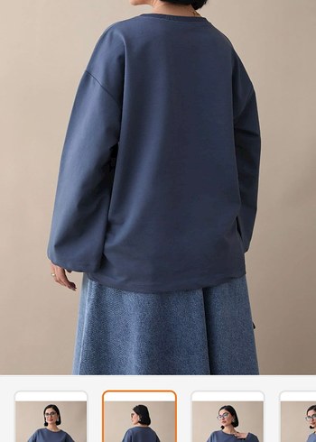 Mavi Kadın Salaş Sweatshirt - Görsel 3