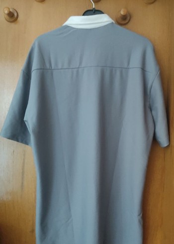 l/xl Beden Gri Polo Yaka Erkek Tişört