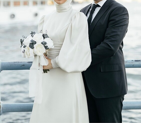 House Of Zarif Tesettür Nikah Elbisesi
