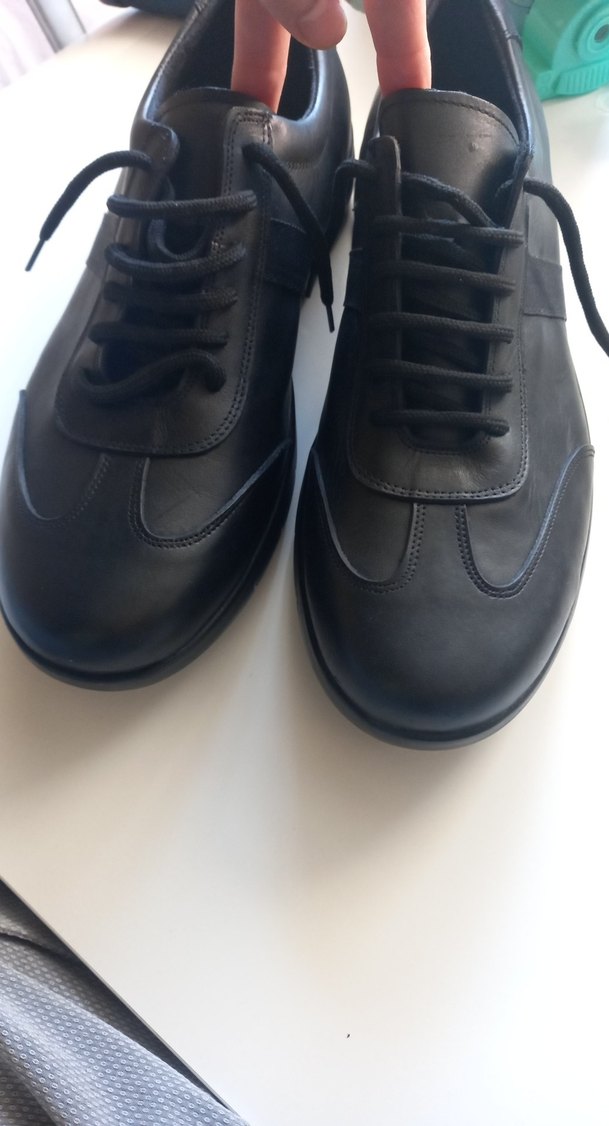 Minimalist Siyah Erkek Klasik Ayakkabı - Görsel 4