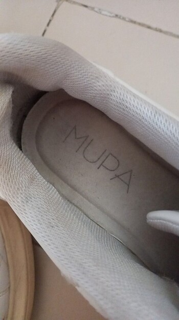 39 Beden beyaz Renk Mupa spor ayakkabi
