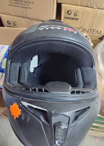 Grili siyahlı Biker Motosiklet Kaskı Tokalı, 
RS2 marka - Görsel 10