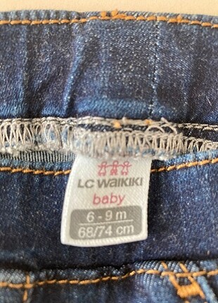 6-9 Ay Beden lacivert Renk Jean pantolon