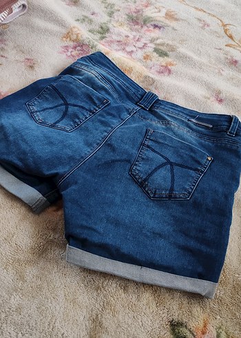 Mavi Mini Denim Şort - Görsel 6