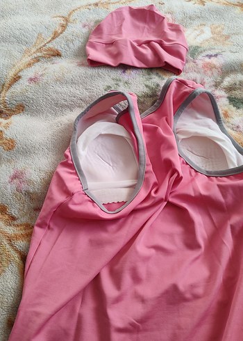 Adab Yarı Kapalı Kadın Pembe Mayo, M beden. - Görsel 10