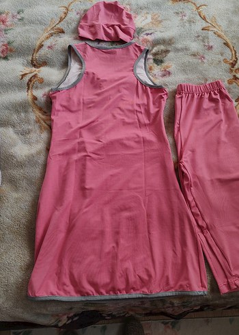 Adab Yarı Kapalı Kadın Pembe Mayo, M beden. - Görsel 9