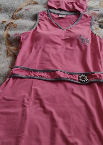 Adab Yarı Kapalı Kadın Pembe Mayo, M beden. - Görsel 4