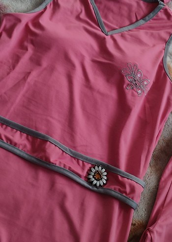 Adab Yarı Kapalı Kadın Pembe Mayo, M beden. - Görsel 8