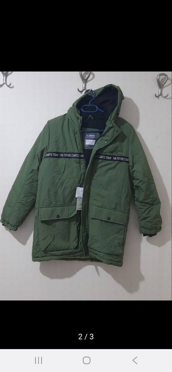 LCW Kids Erkek Çocuk Kapüşonlu Kaban 12_13 - Görsel 2