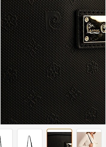  Beden siyah Renk Pierre Cardin Askılı Çanta Siyah 