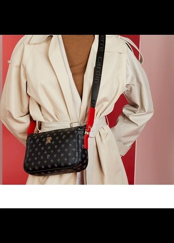Beden Pierre Cardin Askılı Çanta siyah