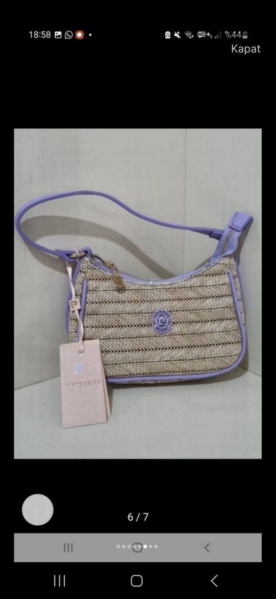 Pierre cardin mor çanta - Görsel 3