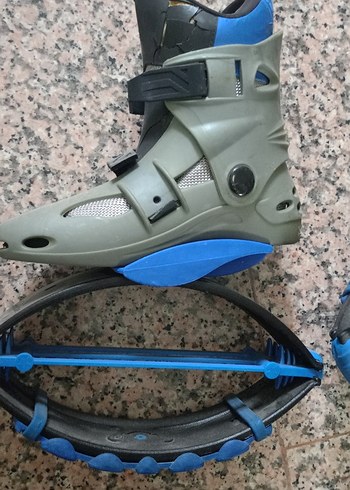 Tokalı Mavi Gri Yılan Desenli Erkek Spor Paten no. 34/35