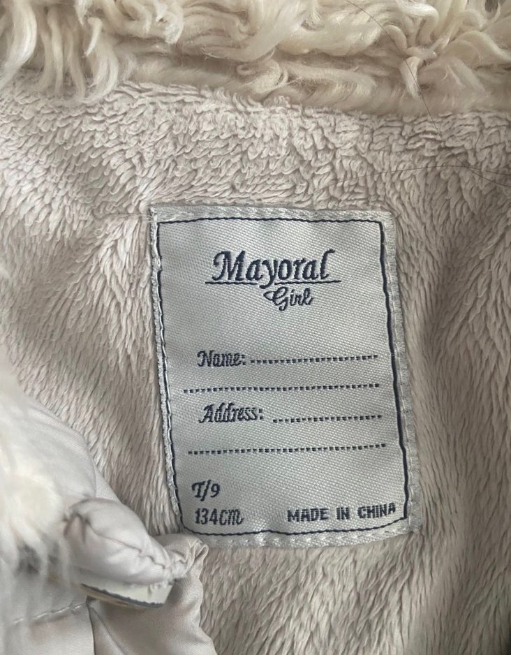 Kız Çocuk Kürklü Bej Yelek - Görsel 3