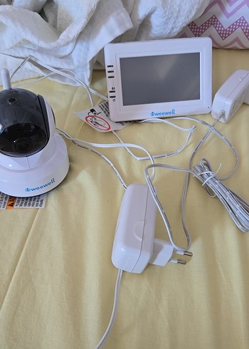 Weewell Beyaz Bebek Kamerası ve Monitörü