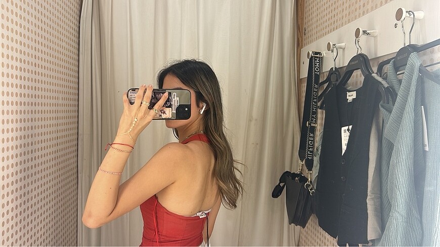 Pull and Bear Pull&Bear keten karışımlı bluz