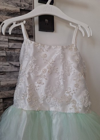 Klasik Dantel İşlemeli Kız Çocuk Elbisesi - Görsel 6