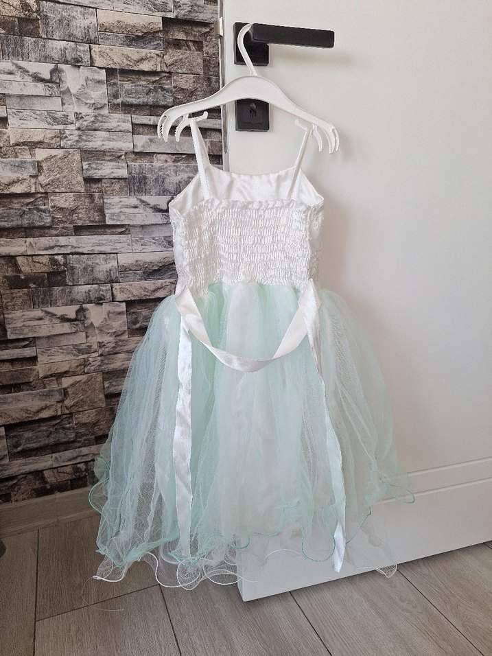 Klasik Dantel İşlemeli Kız Çocuk Elbisesi - Görsel 4