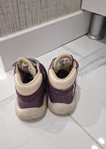 Mor Cırt Cırtlı İlk Adım Kız Çocuk Ayakkabısı - Görsel 4