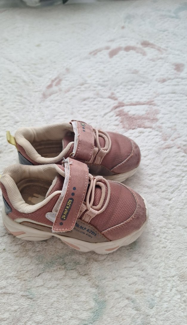 Jump Kız Çocuk Pembe Cırtcırtlı Spor Ayakkabı - Görsel 4